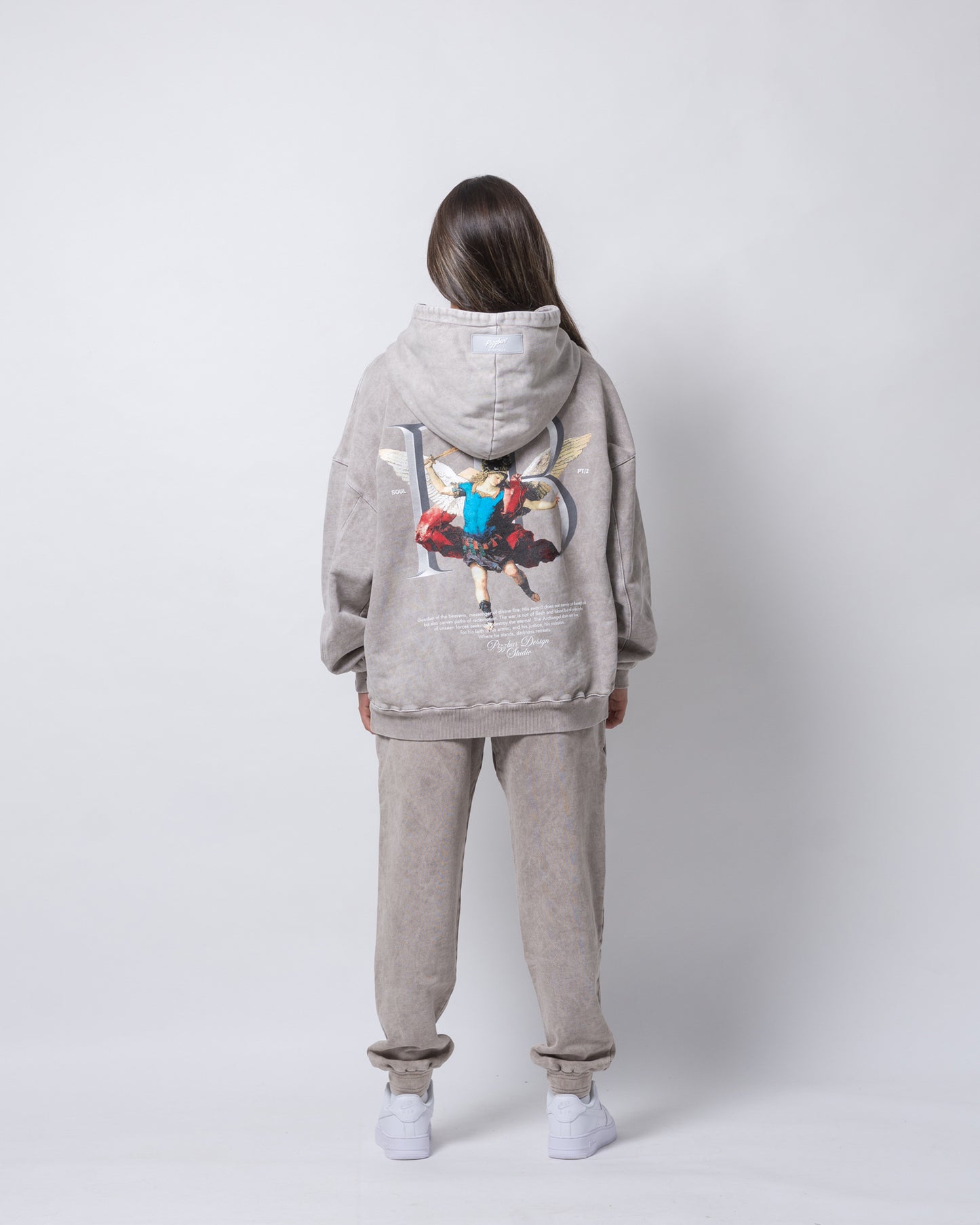 Hoodie Guardian - Gris Acid Wash
