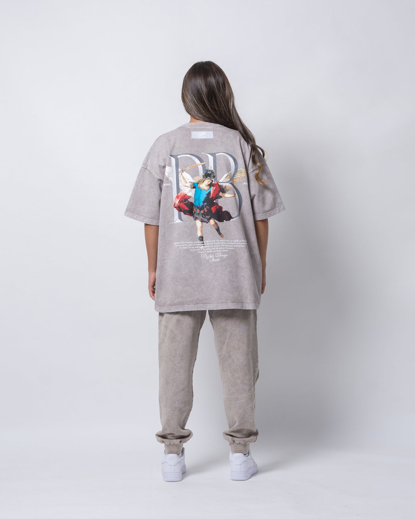 Camiseta Guardian - Gris Acid Wash