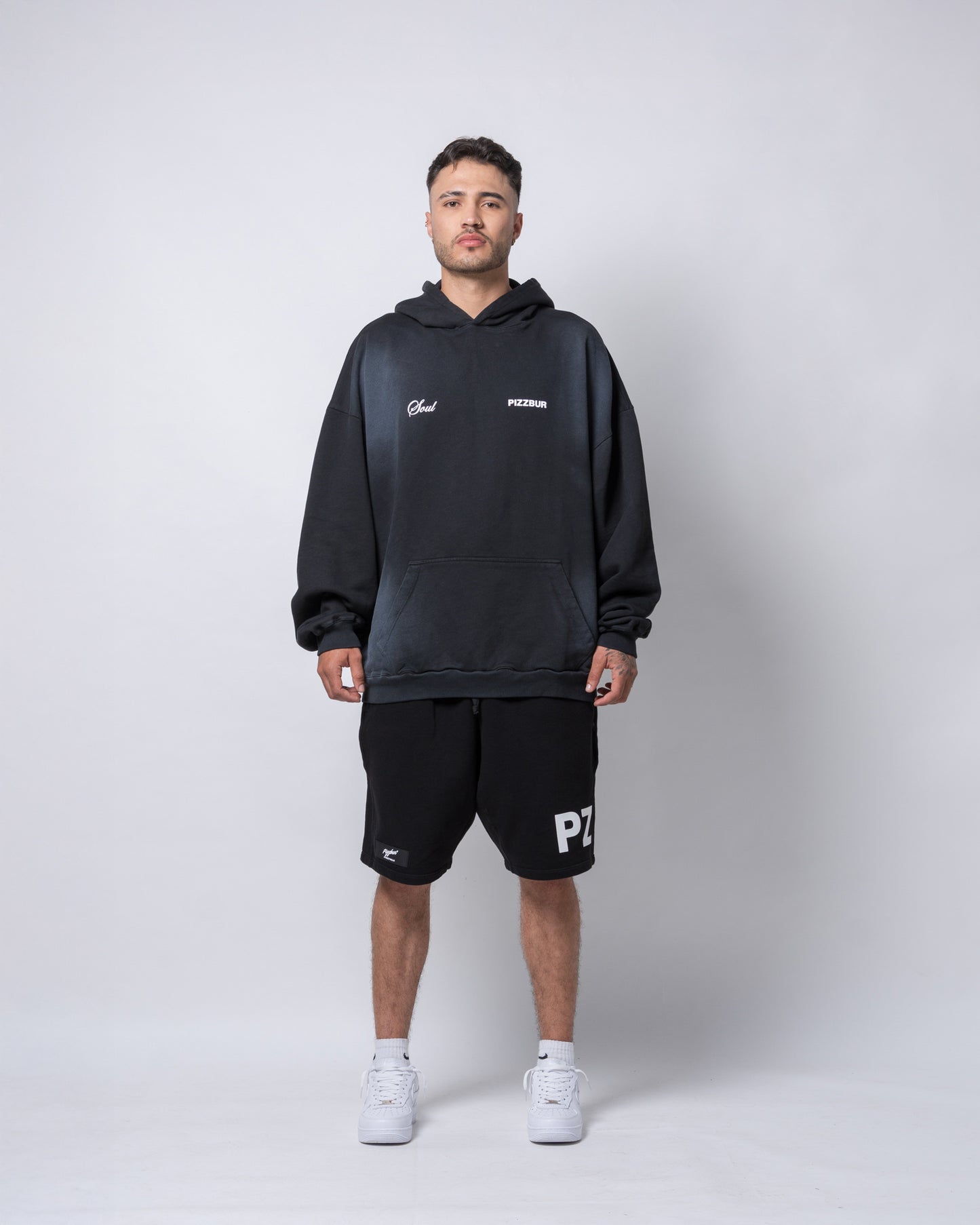 Hoodie Sacrifice - Negro Vintage