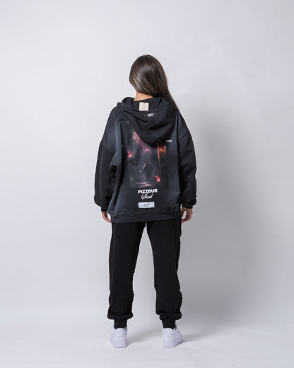 Hoodie Sacrifice - Negro Vintage
