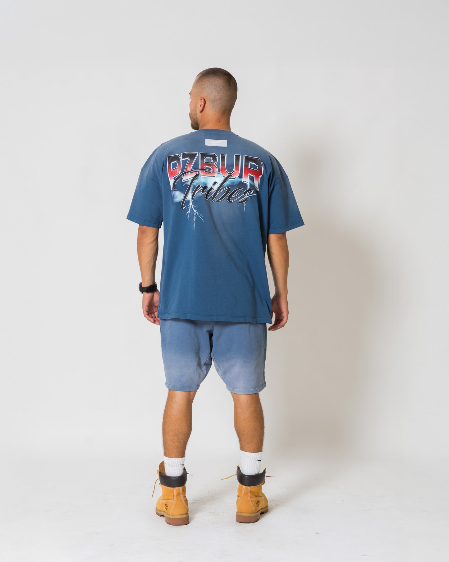 Camiseta Tribes - Vintage blue