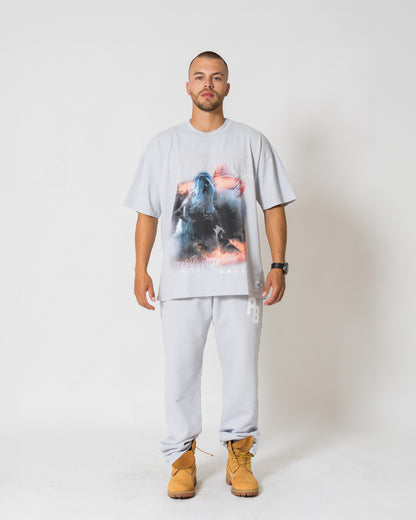 Camiseta Alpha - Gris azulado