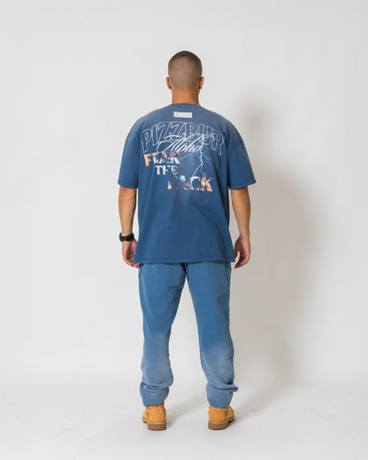 Camiseta Alpha - Vintage blue