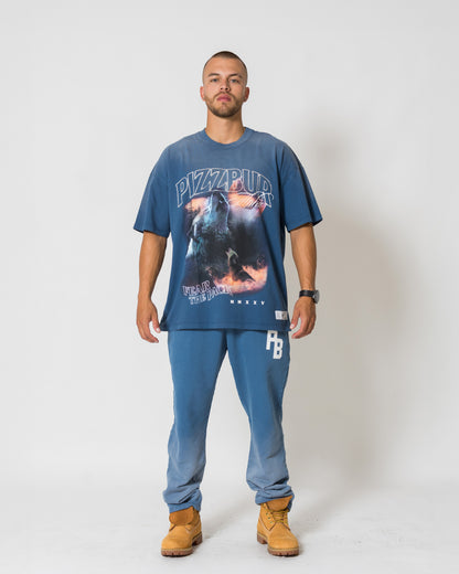 Camiseta Alpha - Vintage blue