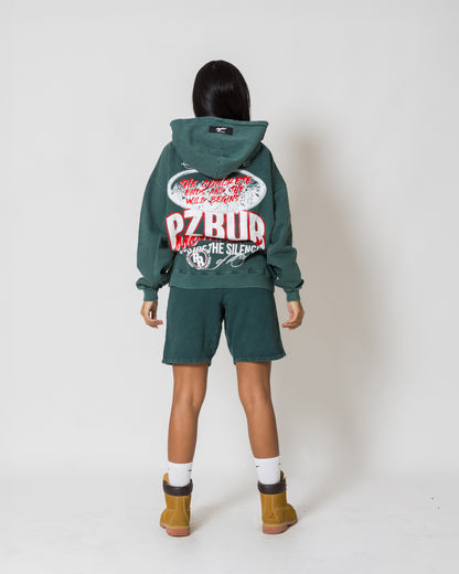 Buzo Mountains - Pine green acid wash