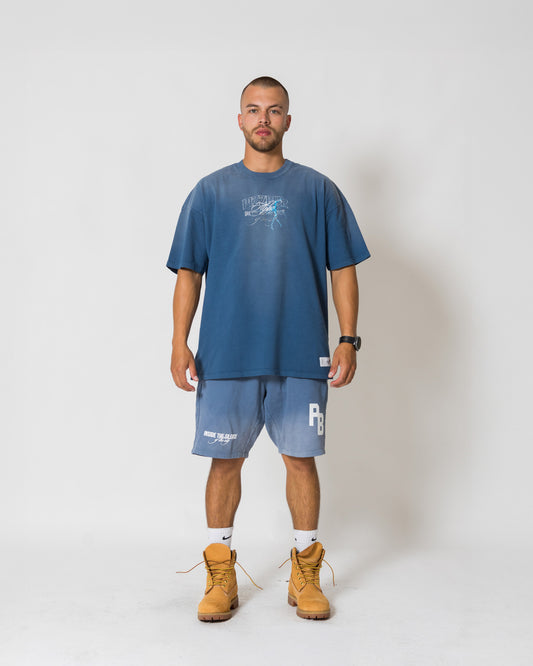 Camiseta Fear - Vintage blue