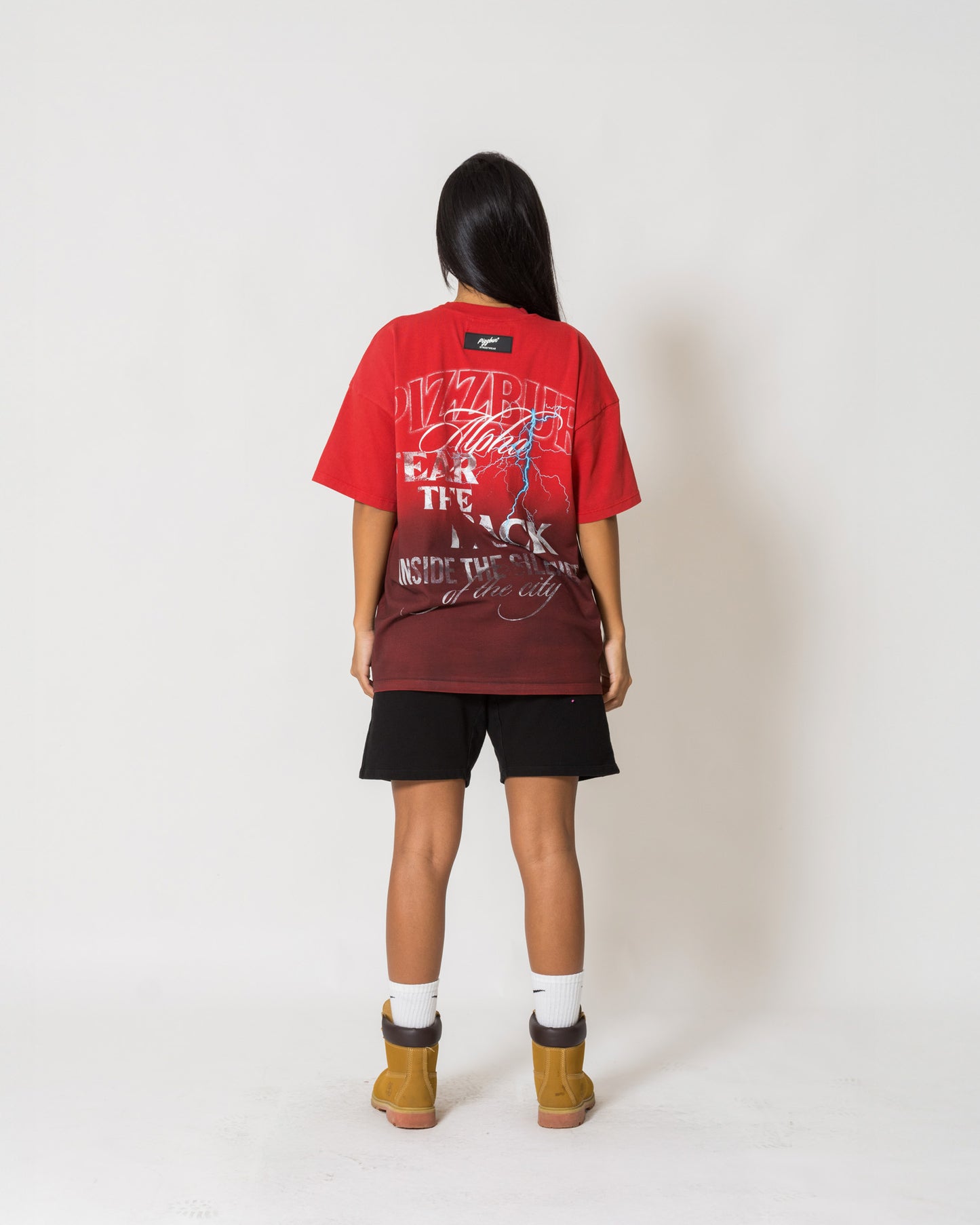 Camiseta Fear - Rojo plastificado