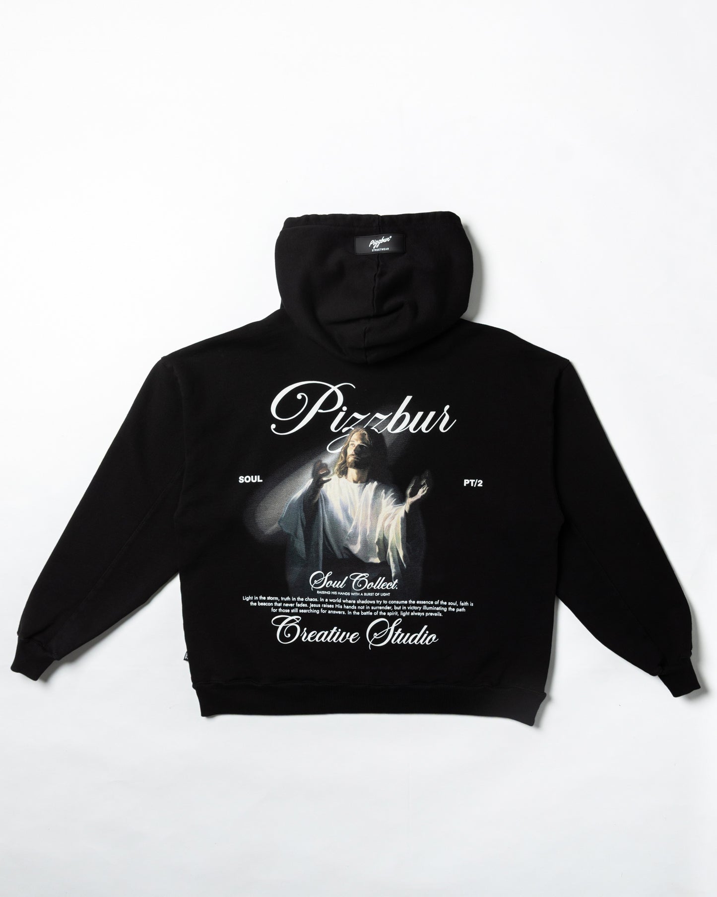 Hoodie Light - Negro