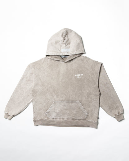 Hoodie Refuge - Gris Acid Wash