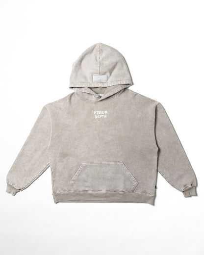 Hoodie Dept - Gris Acid Wash