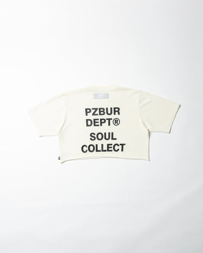 Camiseta Dept Corta Dama Alta - Hueso