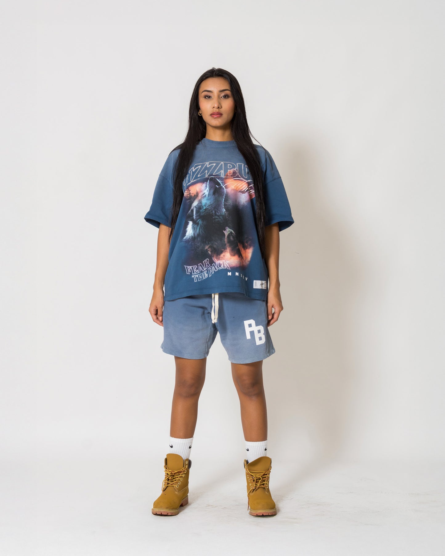 Camiseta Alpha - Vintage blue