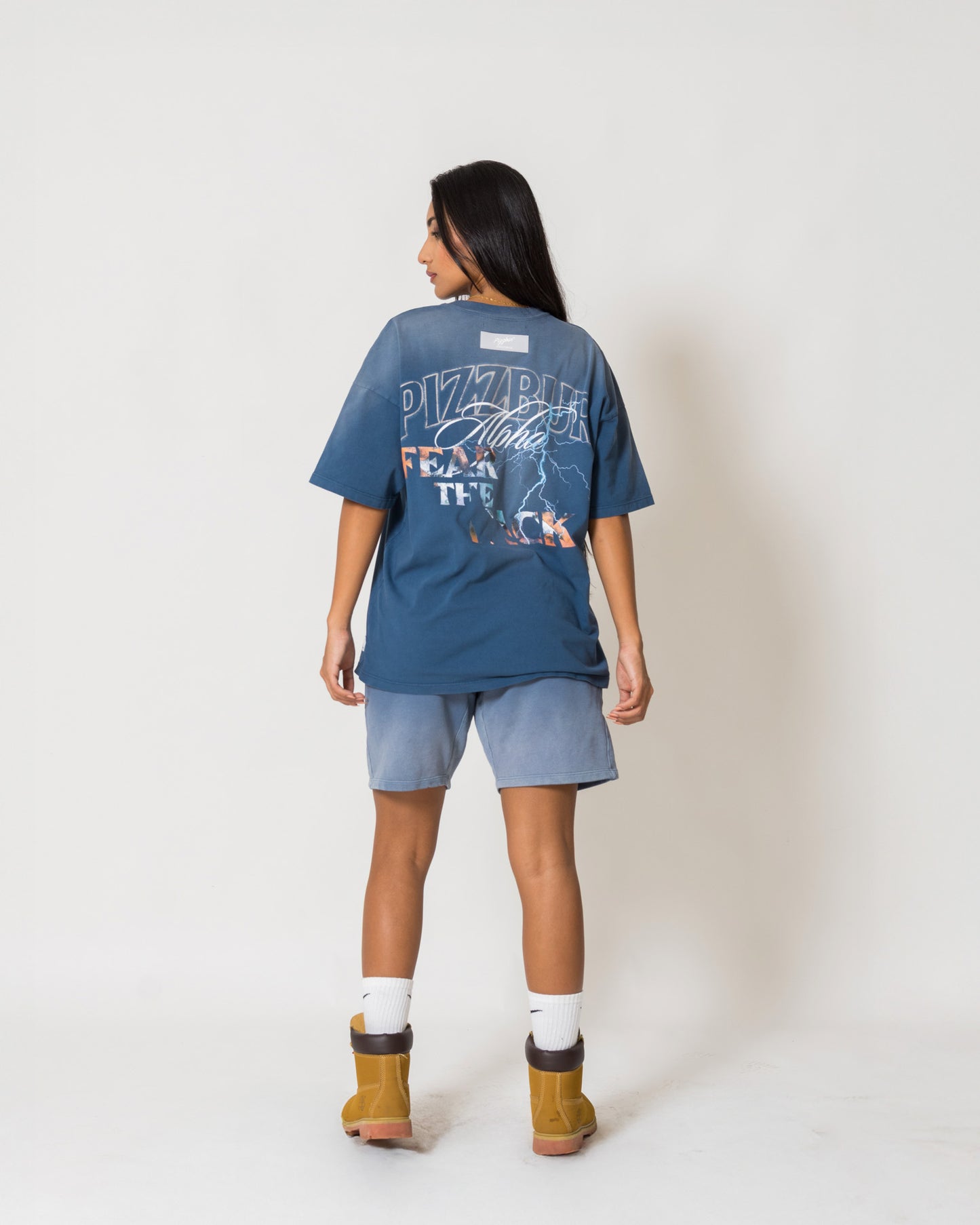 Camiseta Alpha - Vintage blue
