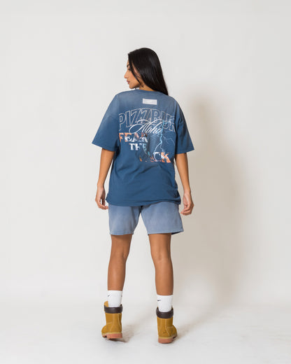 Camiseta Alpha - Vintage blue