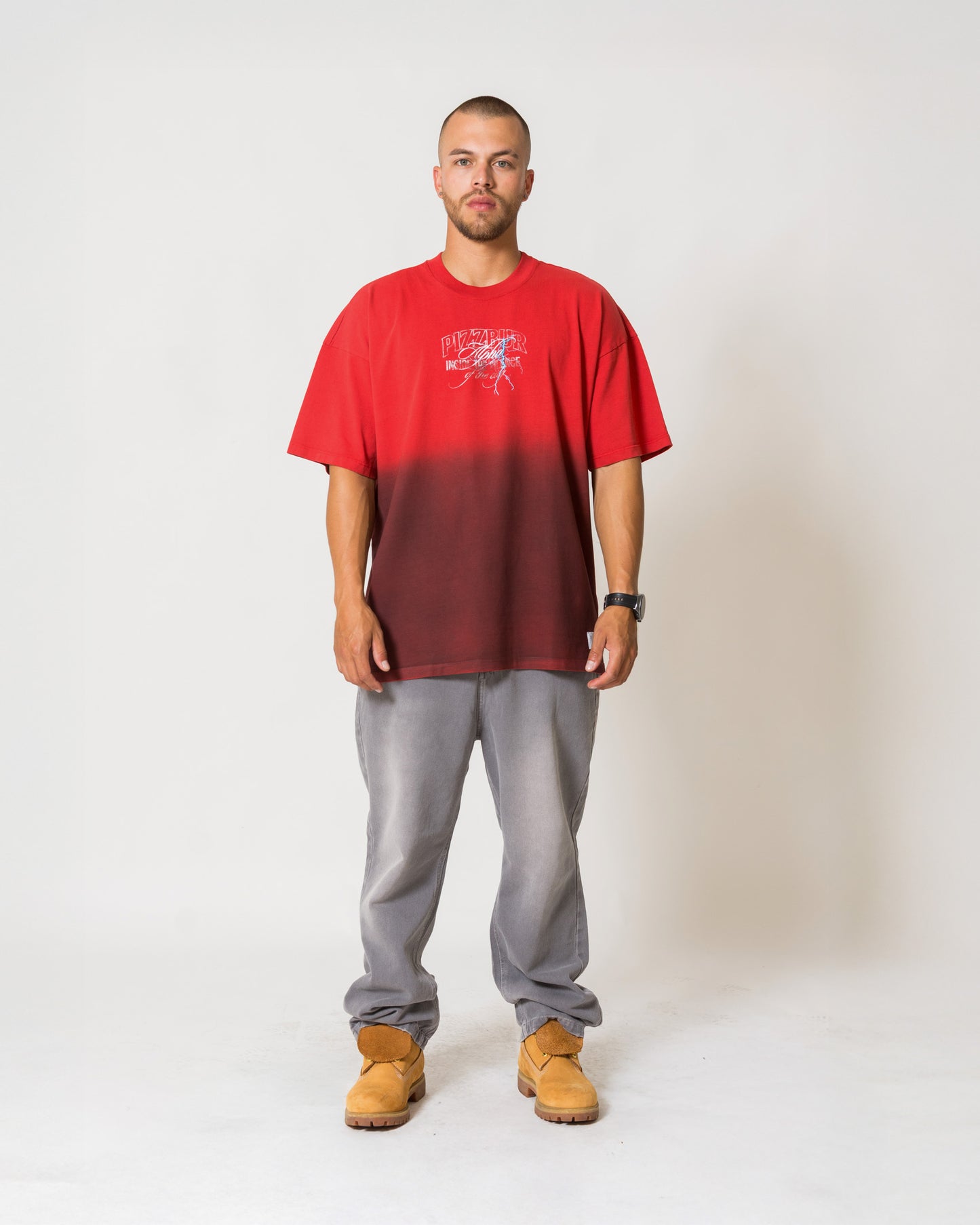 Camiseta Fear - Rojo plastificado