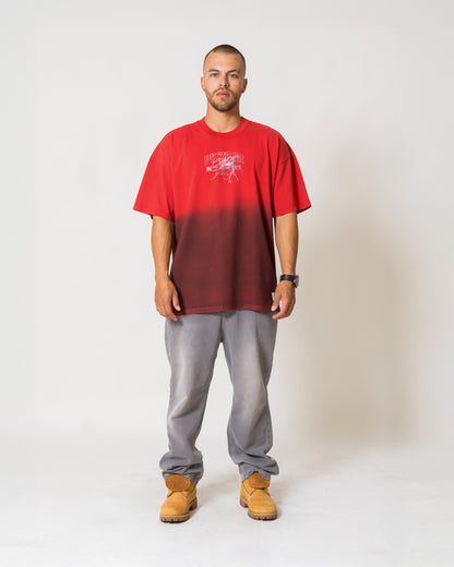 Camiseta Fear - Rojo plastificado