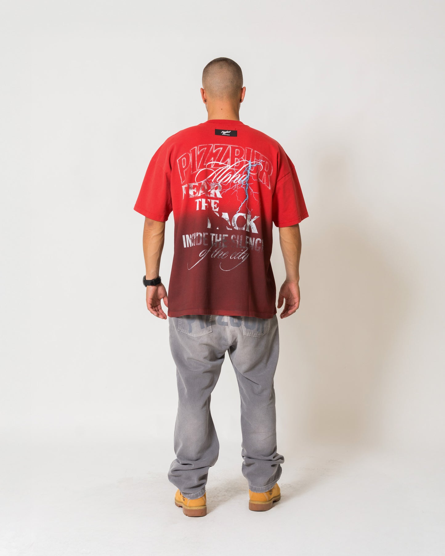 Camiseta Fear - Rojo plastificado