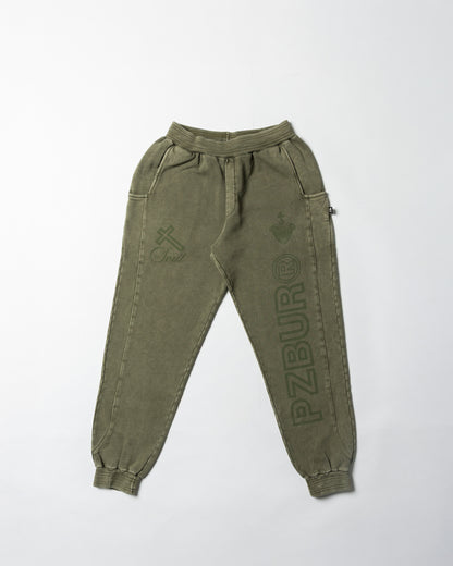 Jogger Soul Grace - Verde Oliva Acid Wash