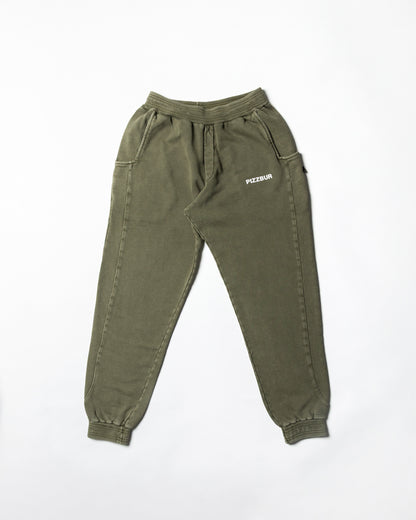 Jogger Soul Basic - Verde Oliva Acid Wash