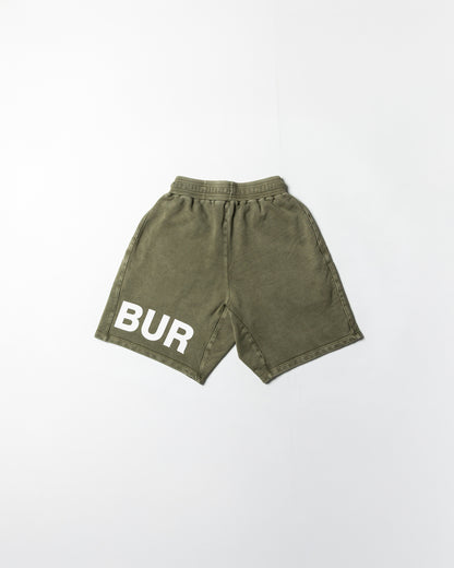 Bermuda Soul Graphic - Verde Oliva Acid Wash