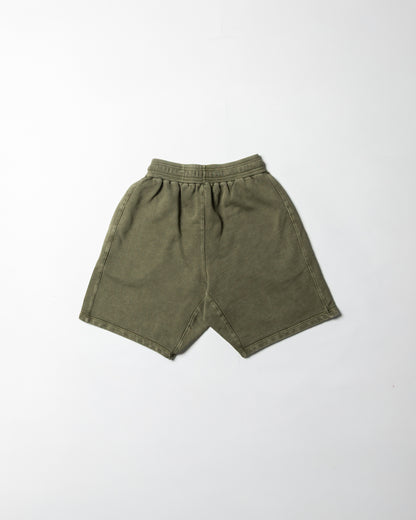 Bermuda Soul Basic - Verde Oliva Acid Wash