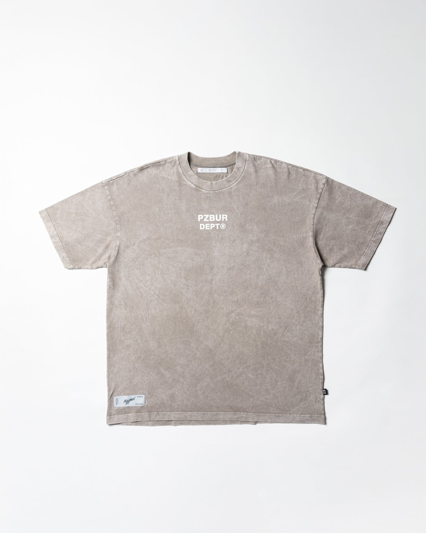 Camiseta Dept - Gris Acid Wash