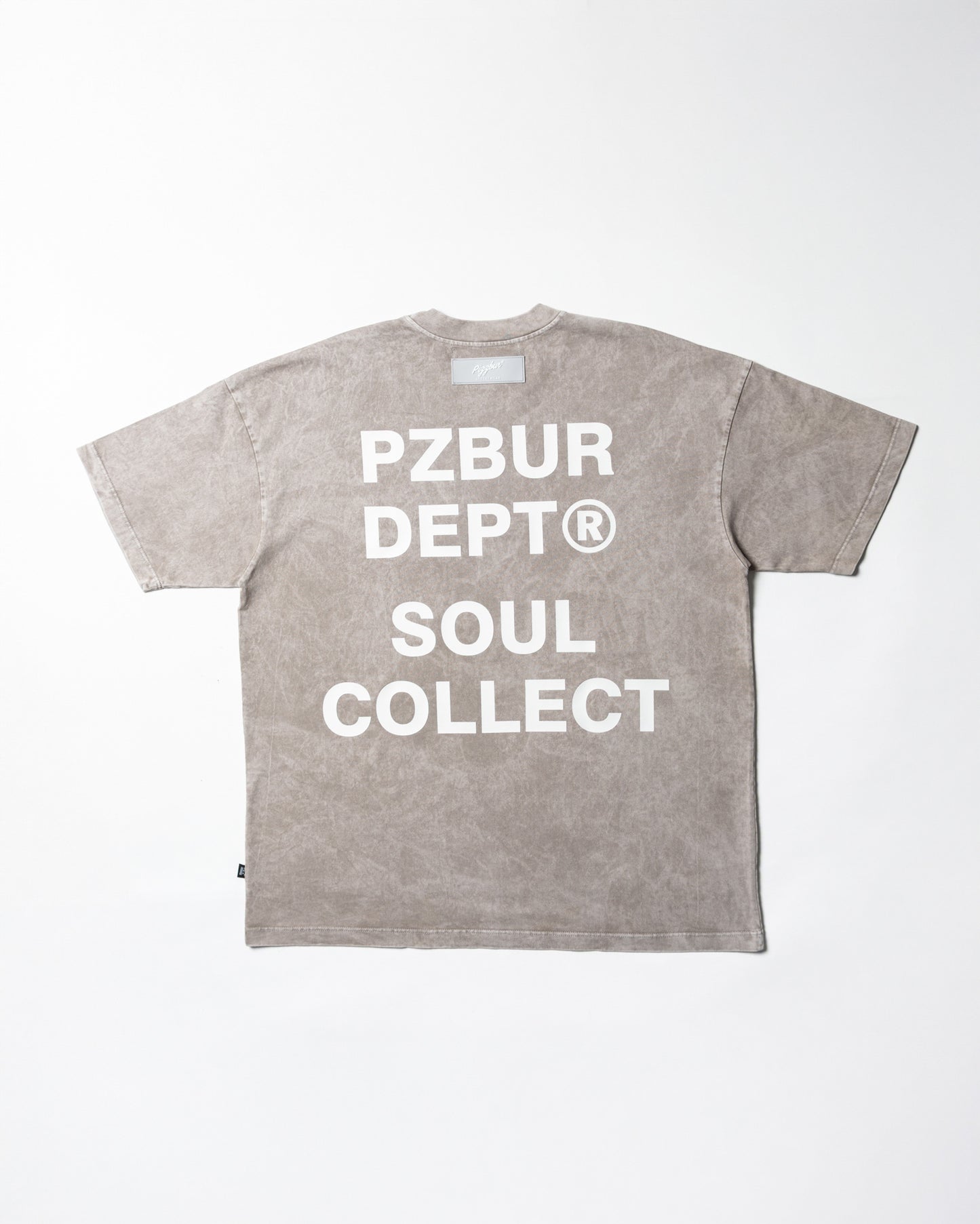 Camiseta Dept - Gris Acid Wash