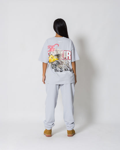 Camiseta Fearless - Gris azulado