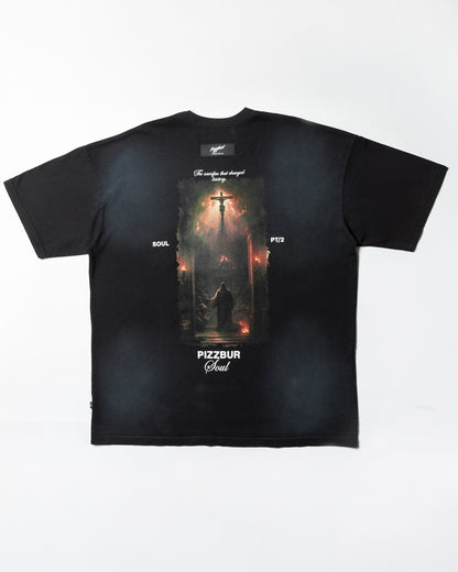 Camiseta Sacrifice - Negra Vintage