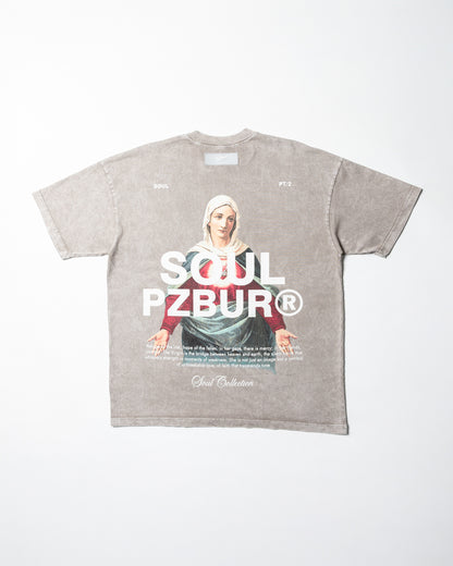 Camiseta Refuge - Gris Acid Wash
