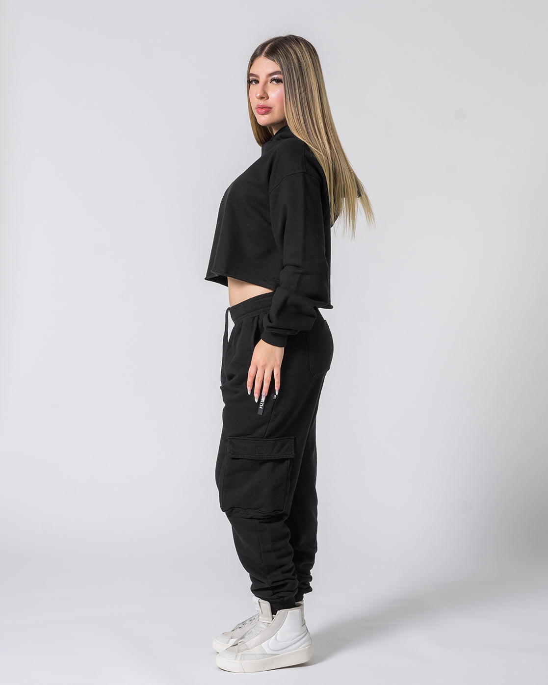 Jogger unisex Cargo - Negro