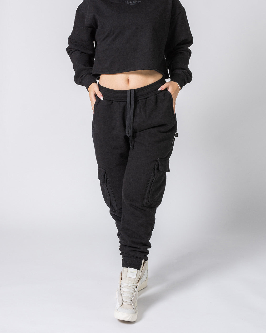 Jogger unisex Cargo - Negro