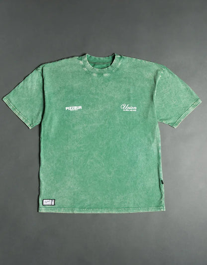 T-SHIRT GENESIS - VERDE ACID WASH